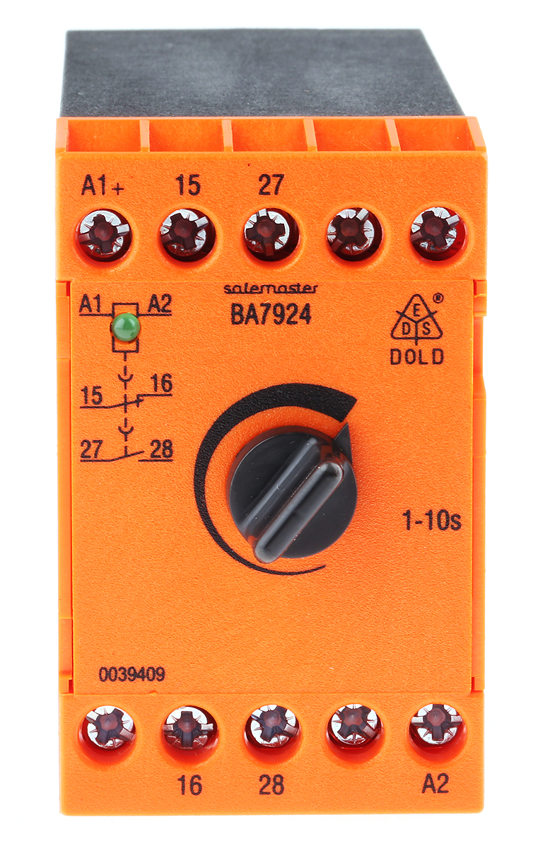 Dold Safemaster BA 7924 Safety Relay 24V dc 2 Safety Contacts
