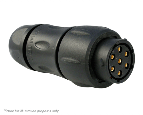 Souriau Sunbank by Eaton Circular Connector, 8 Contacts, In-Line, Standard Connector, Socket, Female, IP68, IP69K, UTS