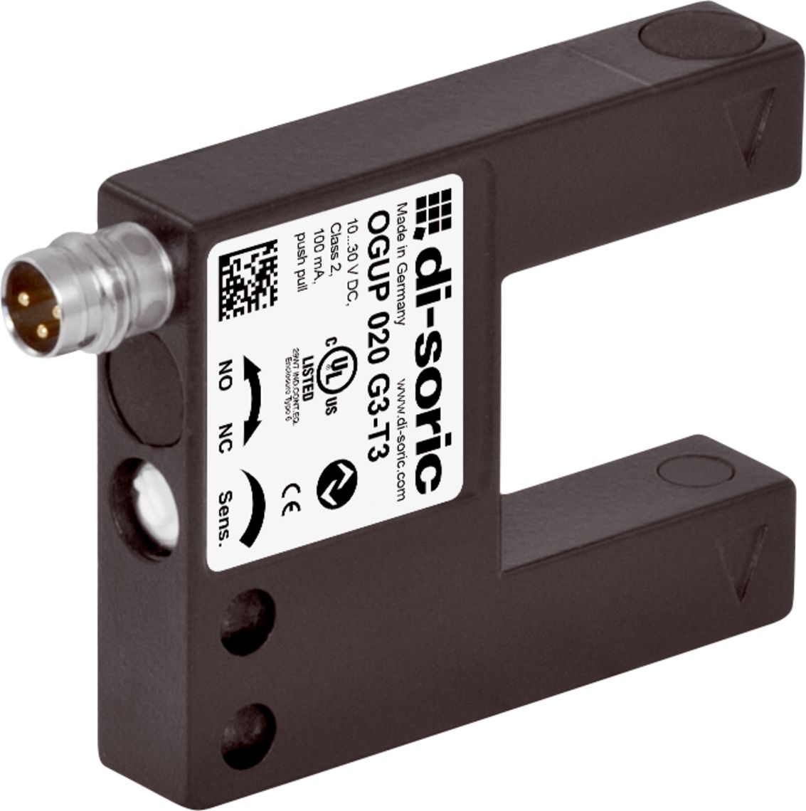 Di-Soric Optical Photoelectric Sensor, Fork Sensor, 20 mm Detection Range IO-LINK