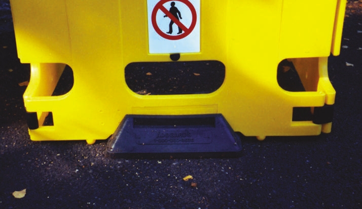 Addgards Black Rubber Barrier Base