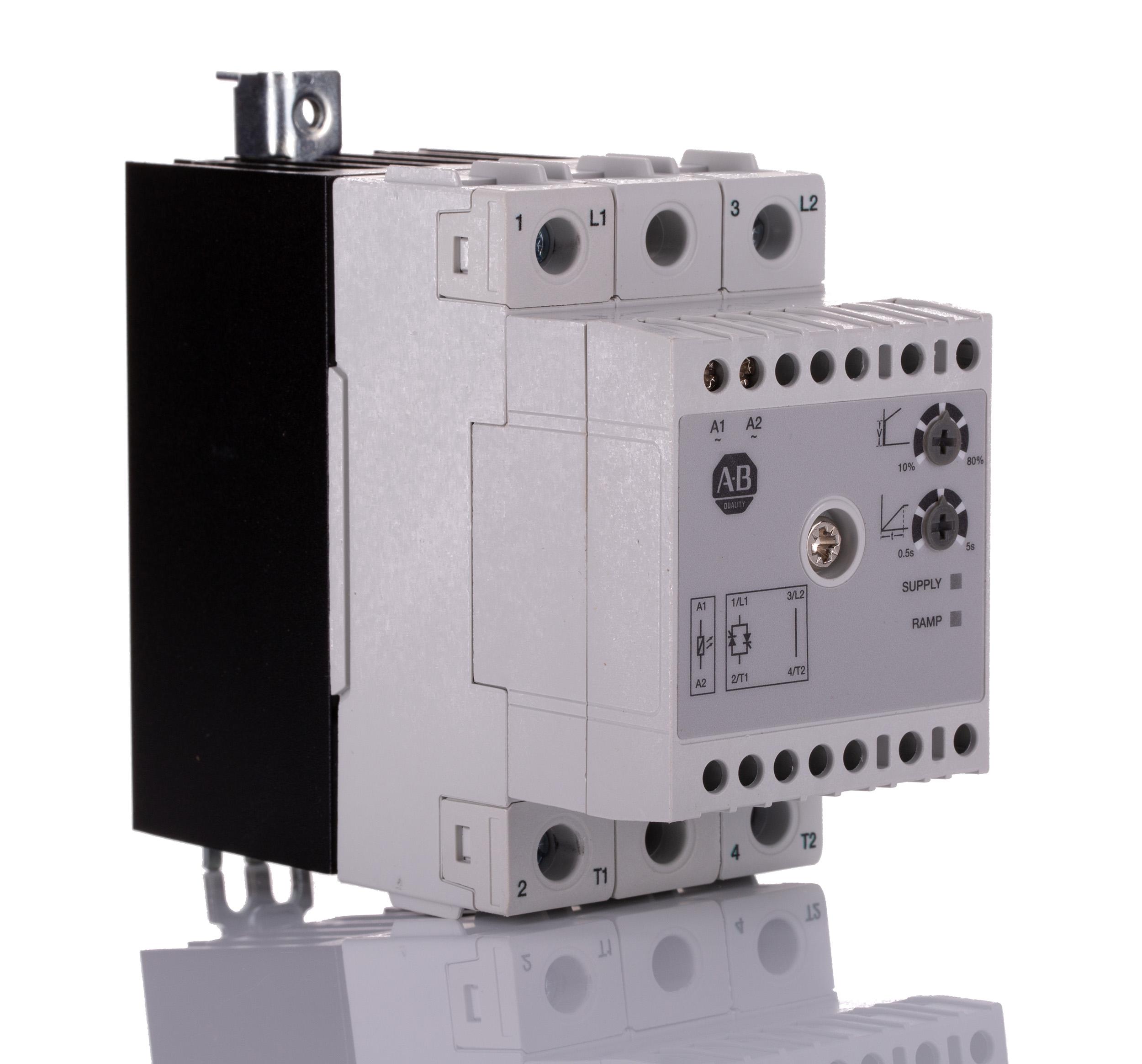 Allen Bradley Bulletin Soft Start, 1.1 kW, 230 V ac, 1 Phase, IP20