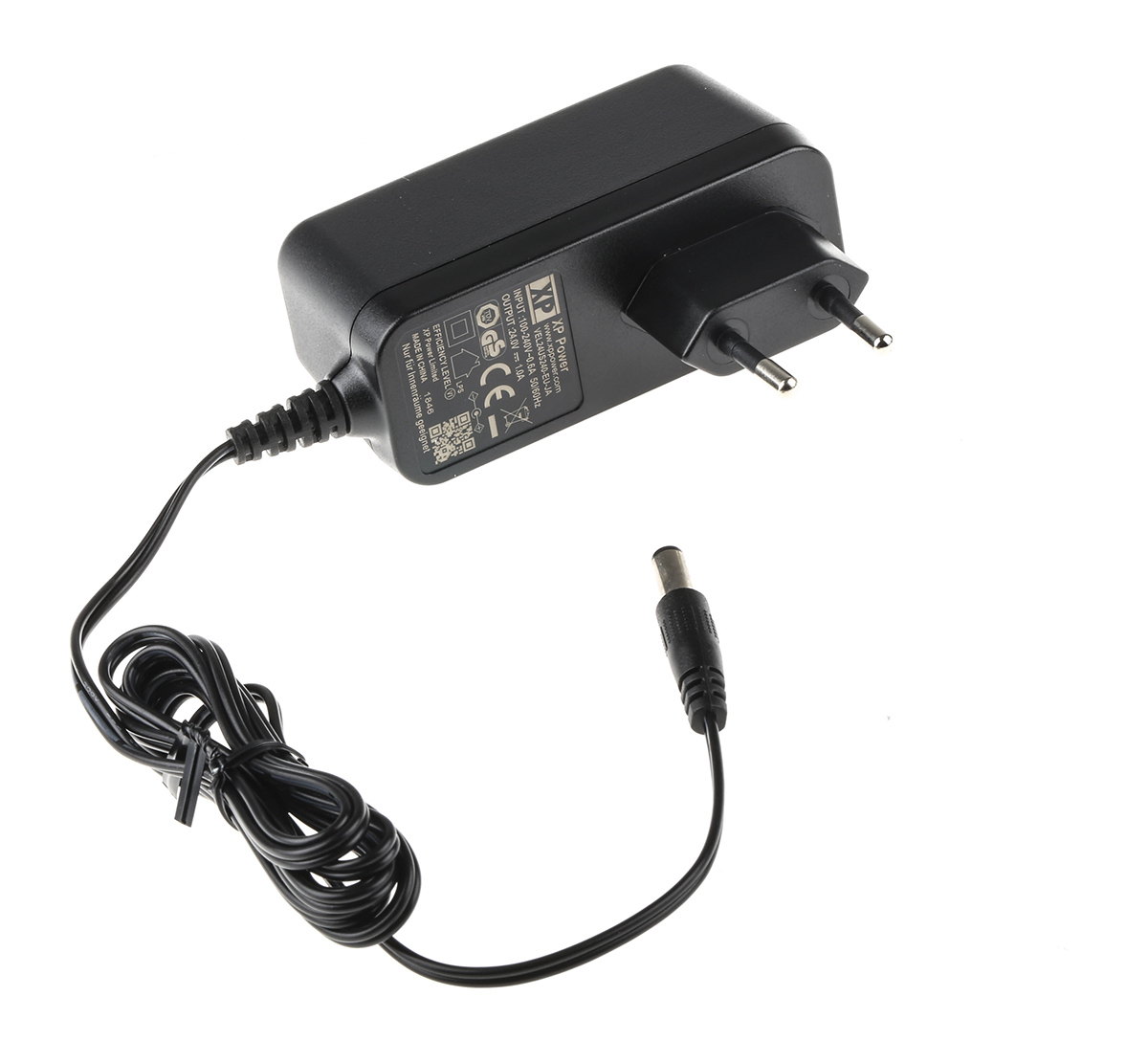XP Power 24W Plug-In AC/DC Adapter 24V dc Output, 1A Output