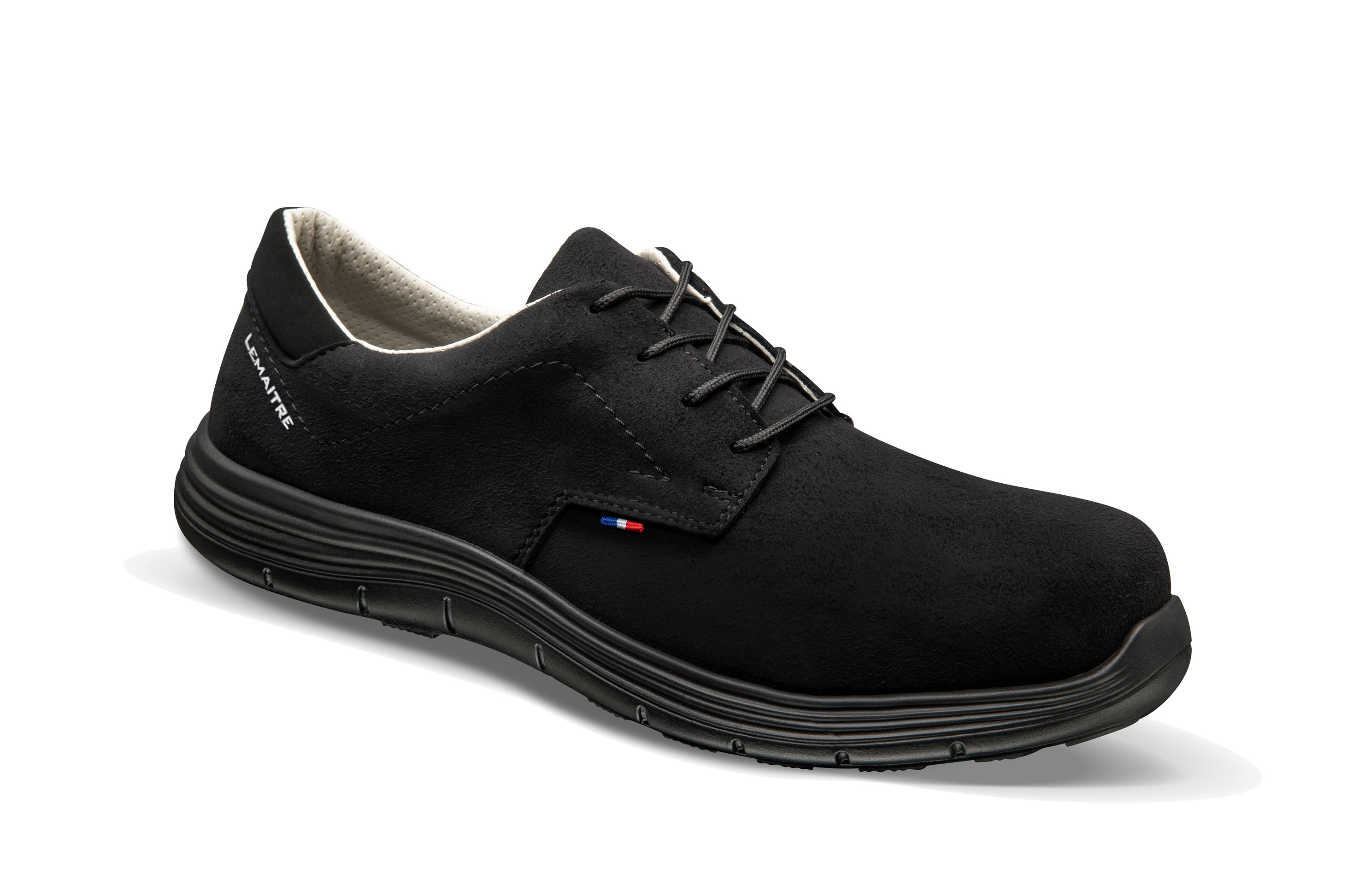 LEMAITRE SECURITE DERBY NOIR Unisex Black Composite Toe Capped Safety Shoes, UK 13, EU 48