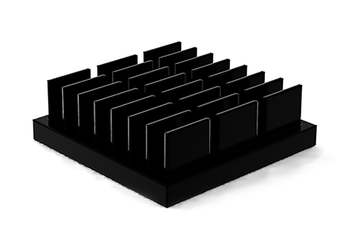 SPREADFAST Heatsink, Universal Square Alu, 19 x 19 x 6mm