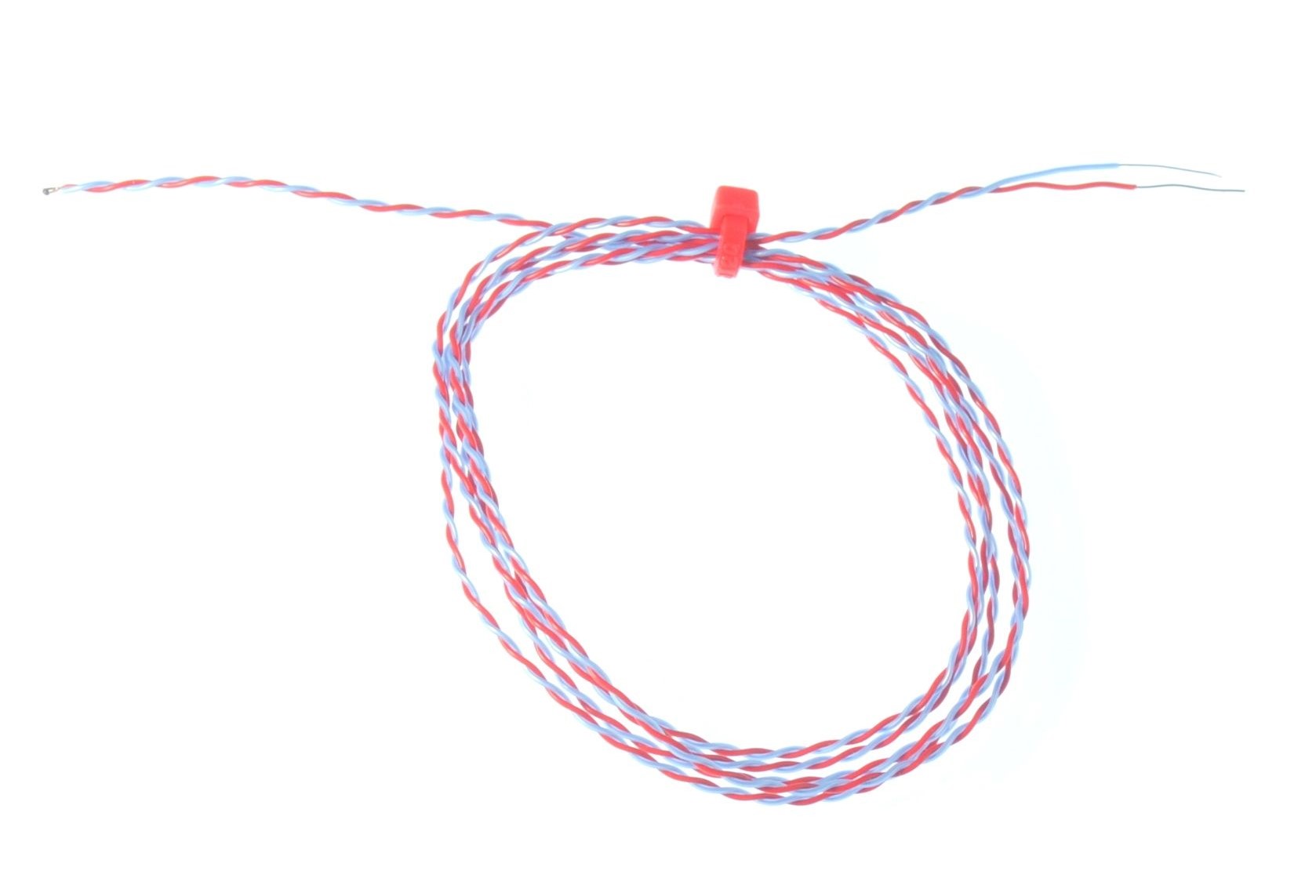 RS PRO Type T Exposed Junction Thermocouple 3m Length, 1/0.3mm Diameter, -75°C → +250°C