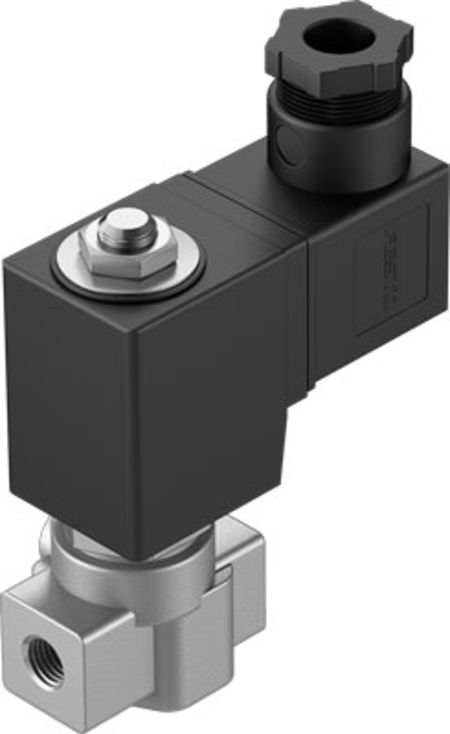 Festo 2/2 Closed, Monostable Solenoid Valve - Electrical G 1/8 VZWD Series, 1491848