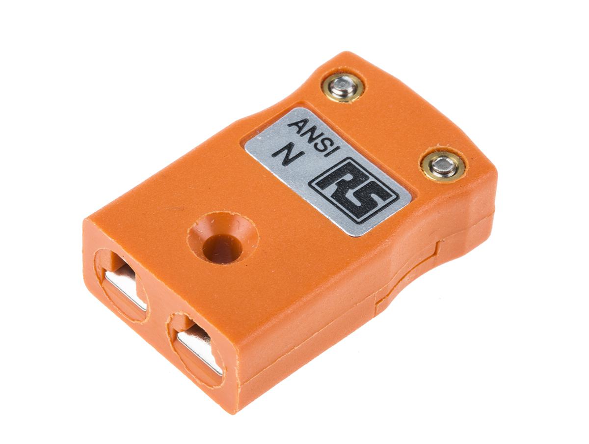 RS PRO Miniature Thermocouple Connector for Use with Type N Thermocouple, 4mm Probe, ANSI, RoHS Compliant Standard