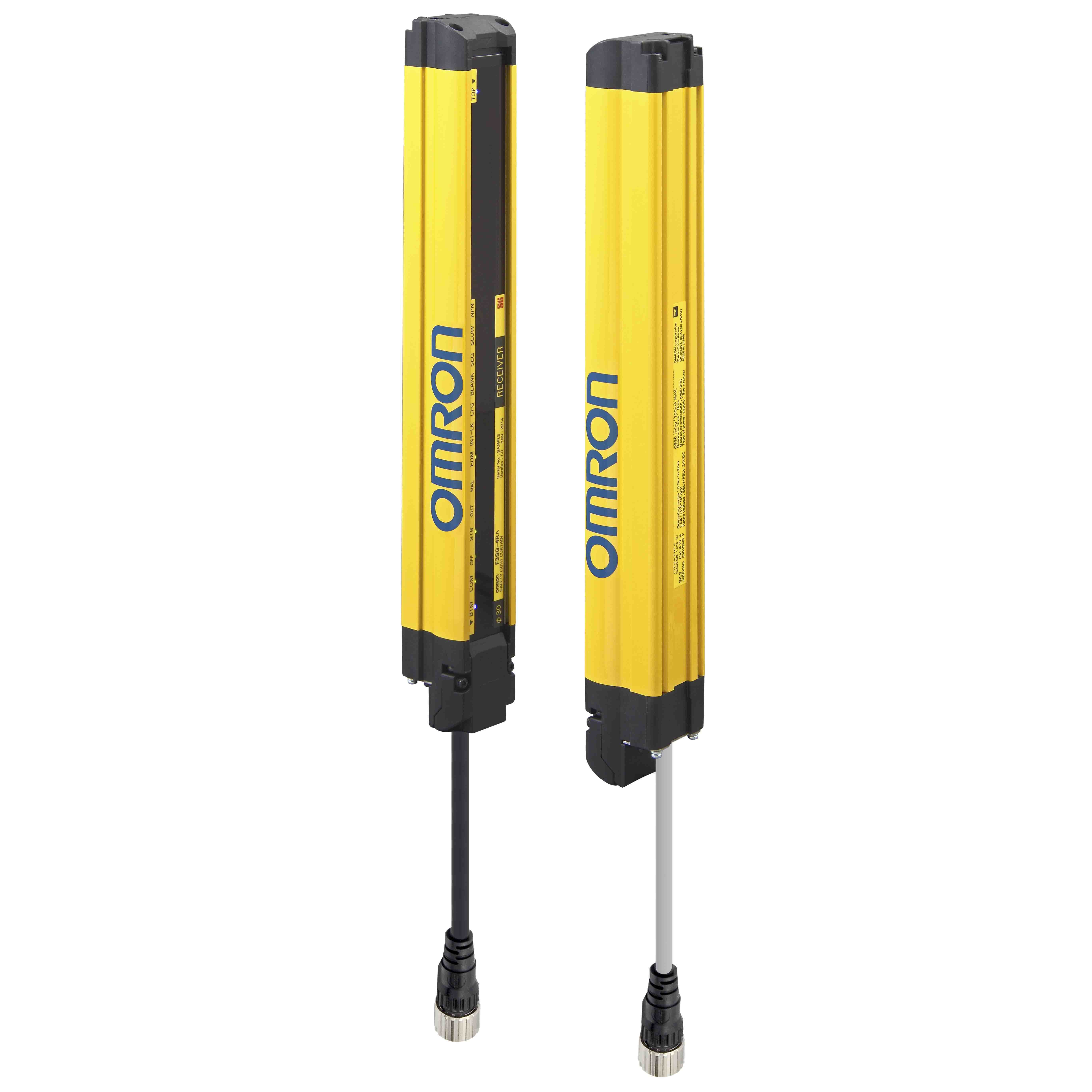 Omron F3SG Series F3SG-R Advance Light Curtain, Sender & Receiver, 15 → 207 Beam(s), 14mm Resolution