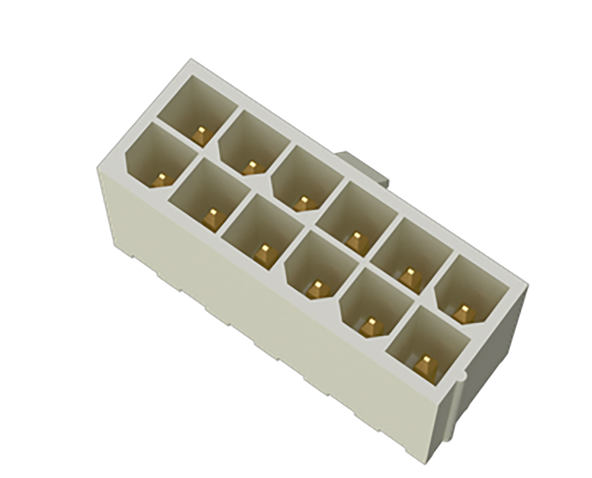 Amphenol Communications Solutions Minitek Series Straight Through Hole PCB Header, 8 Contact(s), 4.2 mm Pitch, 2 Row,