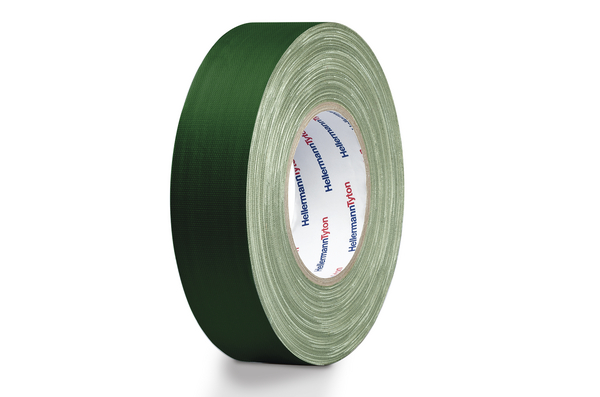 HellermannTyton HellermannTyton Green Cotton Cloth Tape, 19mm x 50m