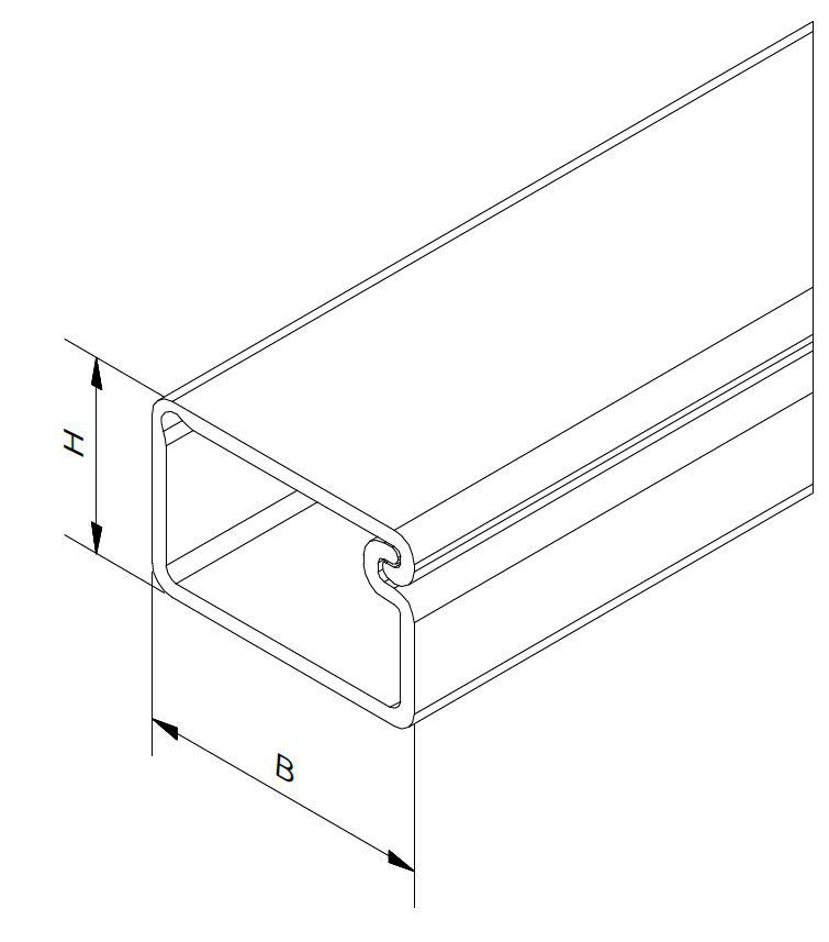 RS PRO White Mini Trunking Self-Adhesive, W10 mm x D10mm, L2m, PVC