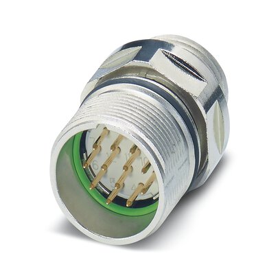 Phoenix Contact Circular Connector, 17 Contacts, Front, M23 Connector, Plug, Male, IP67, CA Series