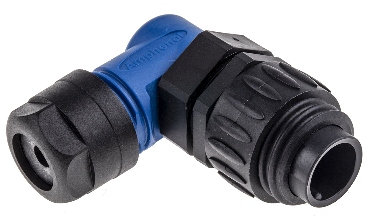 Amphenol Industrial Circular Connector, 6 Contacts, Cable, Standard Connector, Plug, Male, IP67, Ecomate M Series