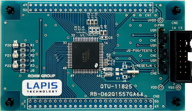ROHM Reference Board Evaluation Board for MCU for Microcontroller, ML62Q1557