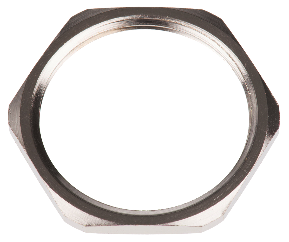 RS PRO Brass Cable Gland Locknut, M32 Thread