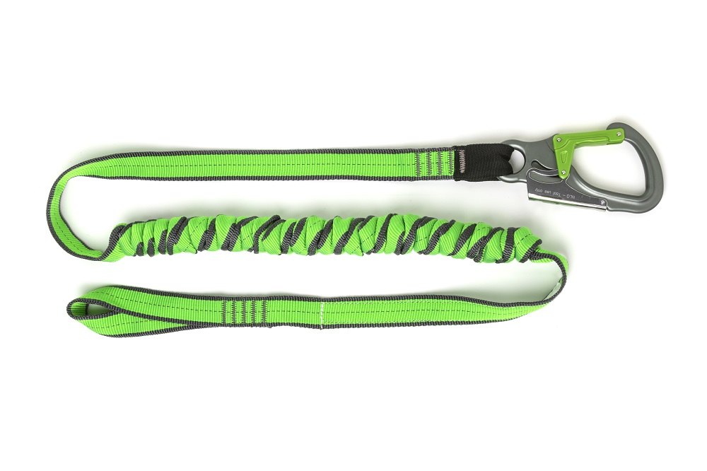 Never Let Go 160cm → 340cm Polyester Webbing/Aluminium Tool Lanyard Lanyard, 20kg Capacity