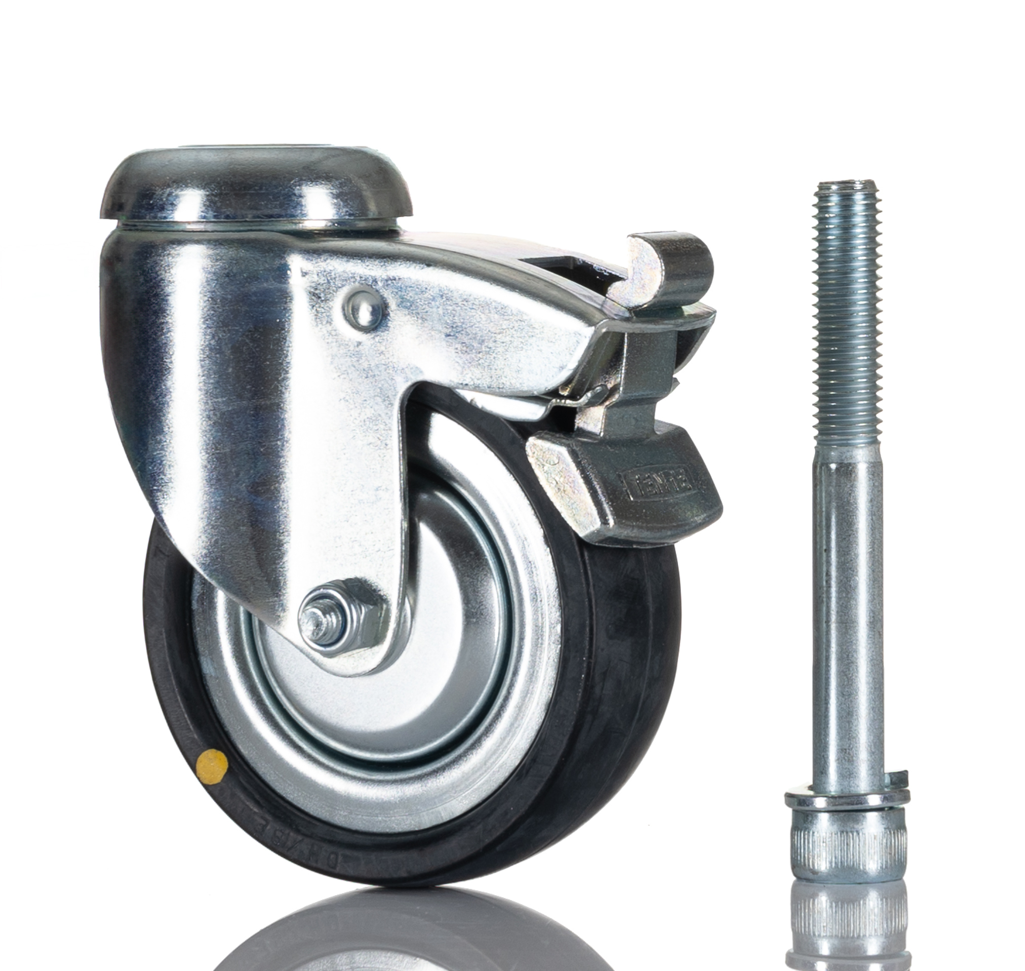 Tente Swivel Castor Wheel, 60kg Capacity, 75mm Wheel