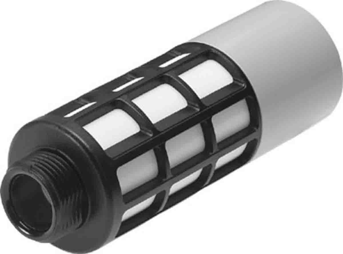 Festo UOS PE 10bar Pneumatic Silencer, Threaded, G 1 Male