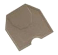 Wieland WKN Series End Cover for Use with WKN 10 SF Terminal Block 57.510.0555.0