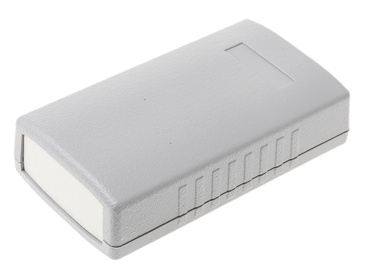 RS PRO Grey ABS Instrument Case, 90 x 50 x 24mm