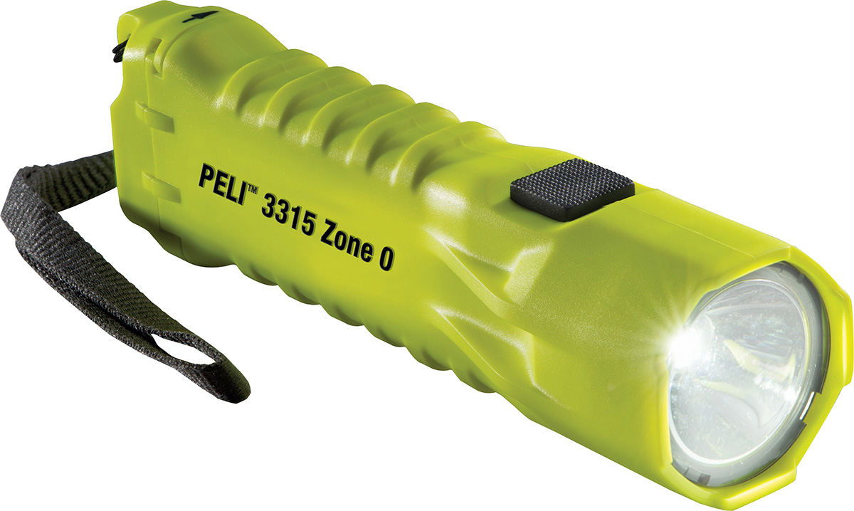 Peli LED Torch Yellow - Rechargeable 138 Lumens, 156 mm