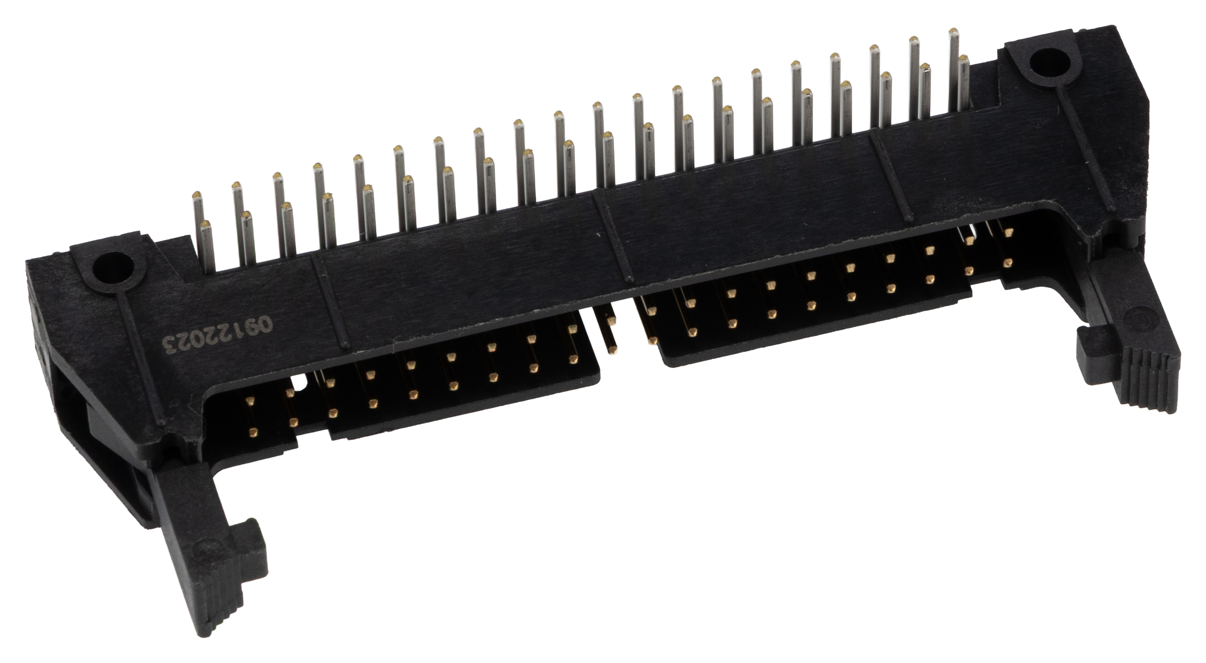 3M 3000 Series Right Angle Through Hole PCB Header, 40 Contact(s), 2.54 mm Pitch, 2 Row, Shrouded