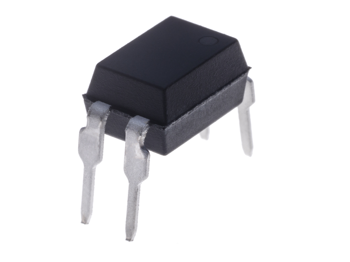 Isocom, TLP620 AC Input NPN Phototransistor Output Optocoupler, Through Hole, 4-Pin DIP