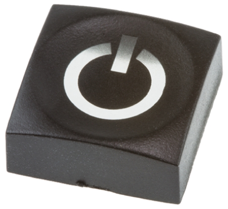 Wurth Elektronik Black Tactile Switch Cap for WS-TLT Series, 714401001