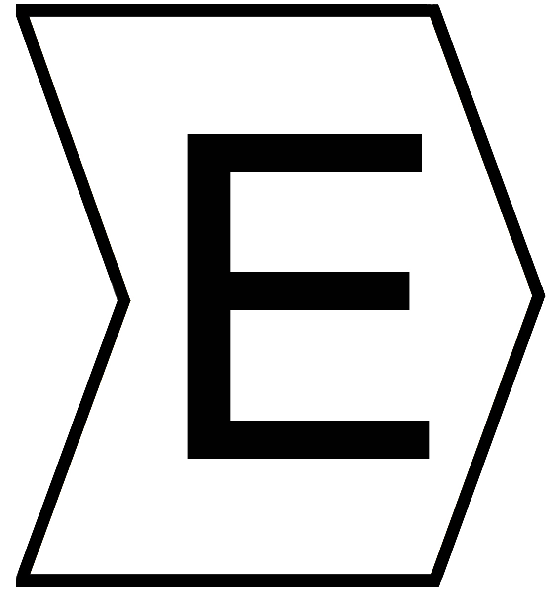HellermannTyton Helagrip Cable Markers, Black on White, Pre-printed "E", 901-10405