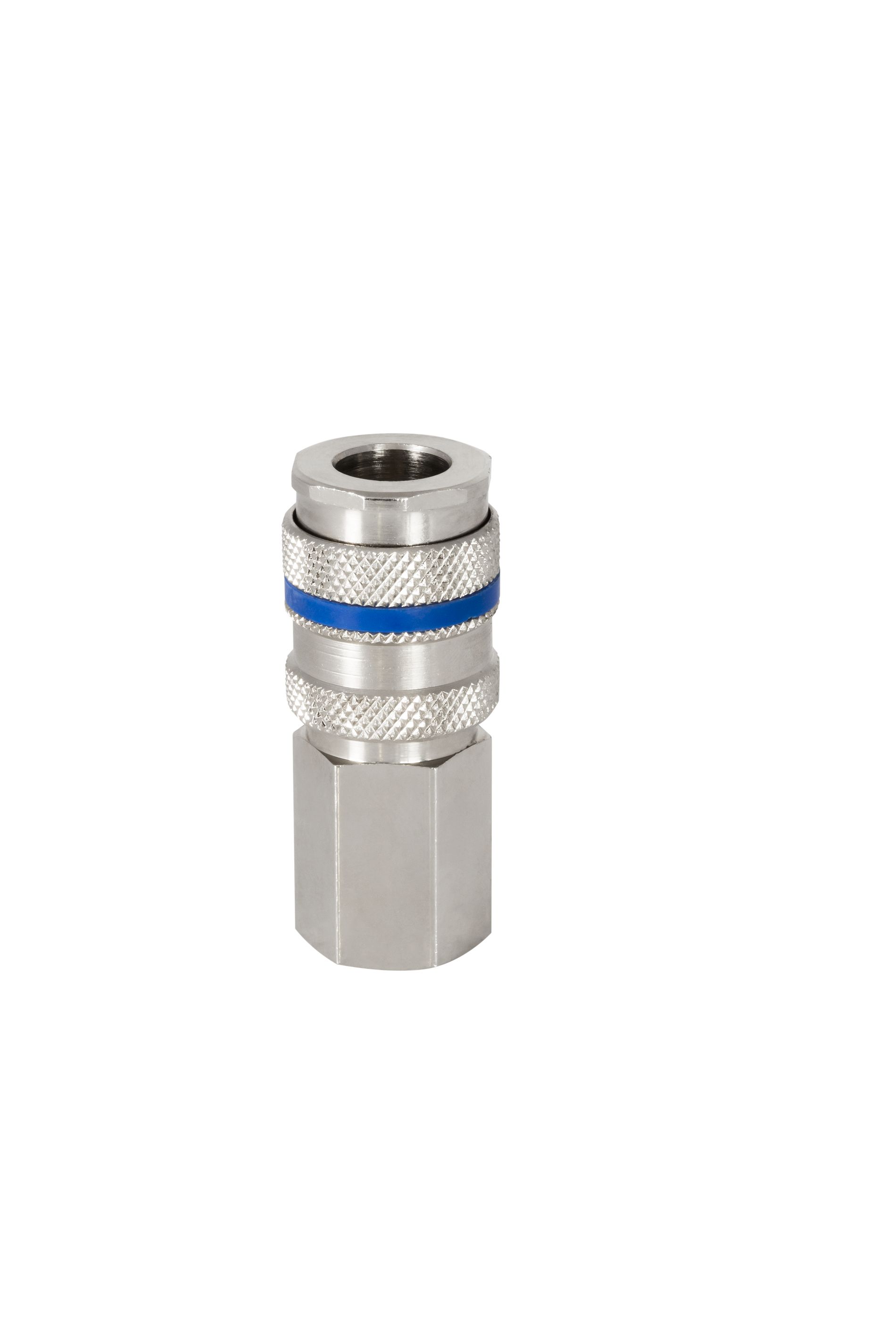 RS PRO Brass, Steel Female Pneumatic Quick Connect Coupling, M18 Female Threaded