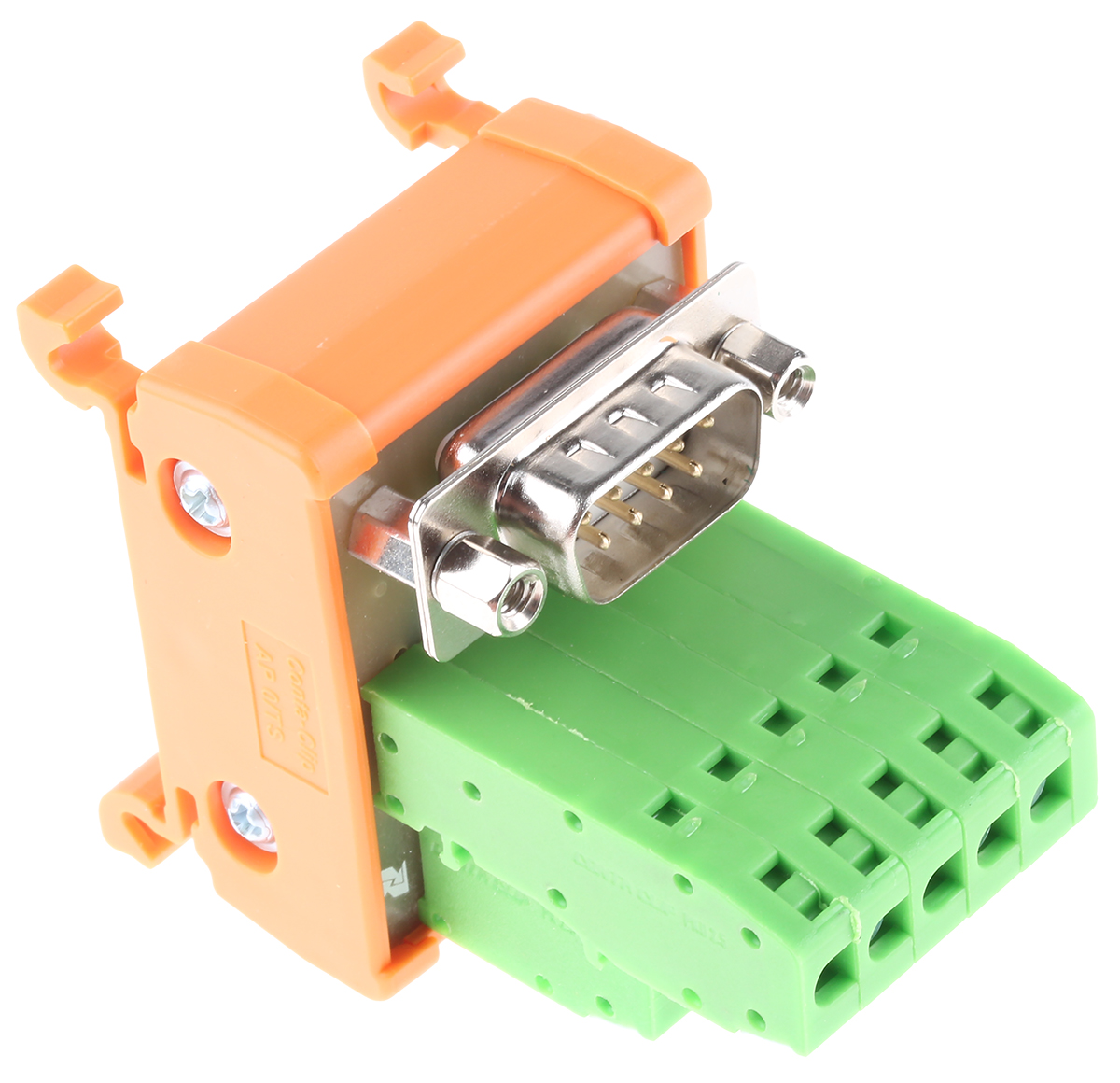 RS PRO 9-Contact Male Interface Module, D-sub Connector, DIN Rail Mount, 1.5A