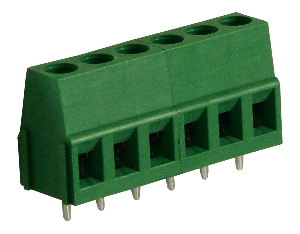 RS PRO PCB Terminal Block, 6-Contact, 5mm Pitch, Through Hole Mount, 1-Row, Screw Termination