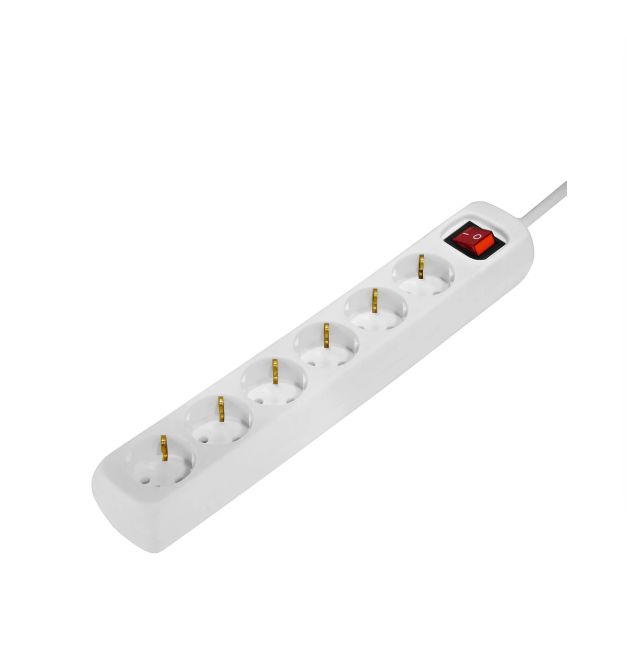 Hama 6 Gang Power Distribution Unit, 3m Cable, 250 V