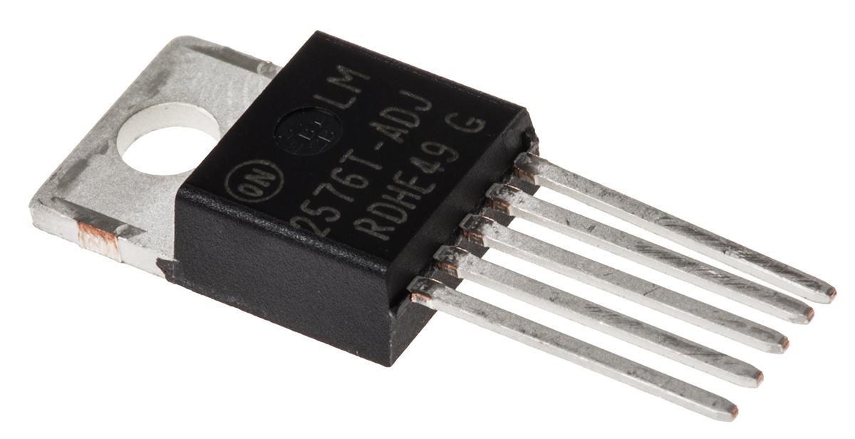 onsemi, LM2576T-ADJG Step-Down Switching Regulator, 1-Channel 3A Adjustable 5-Pin, TO-220
