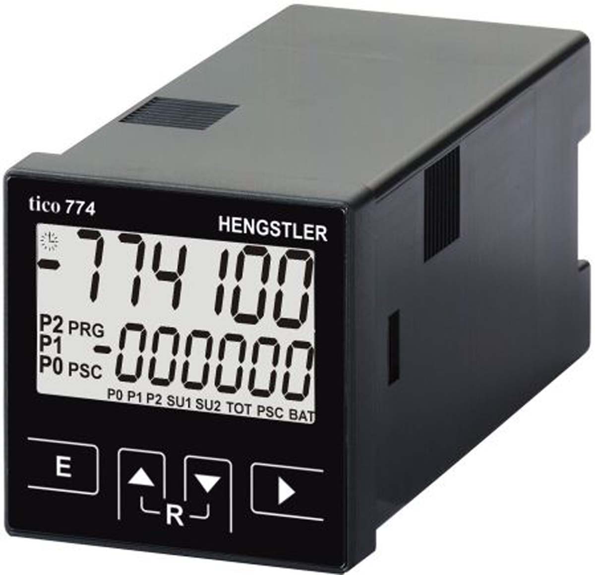 Hengstler TICO 774 Batch Counter, Shift Counter, Tachometer, Timer, 6 Digit LCD, 60kHz, 100 → 240 V ac