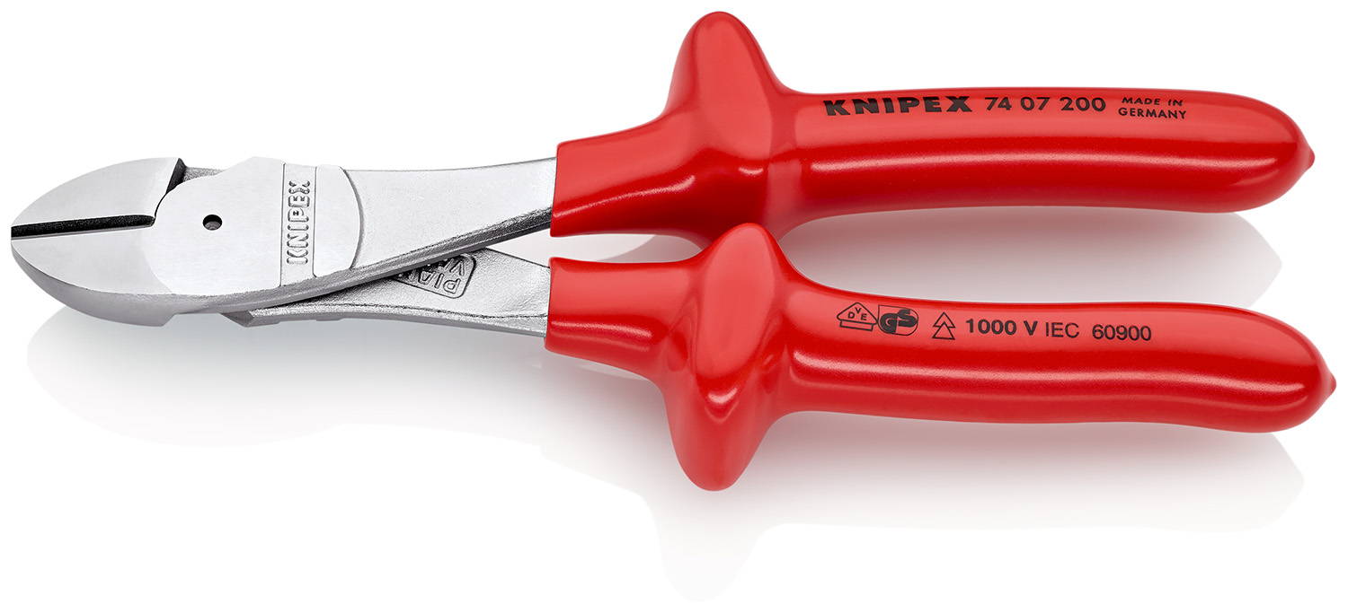 Knipex Knipex VDE/1000V Insulated High Leverage Diagonal Cutter