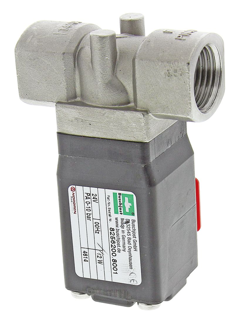Buschjost Solenoid Valve 8256200.8001.02400, 2 Port, NC
