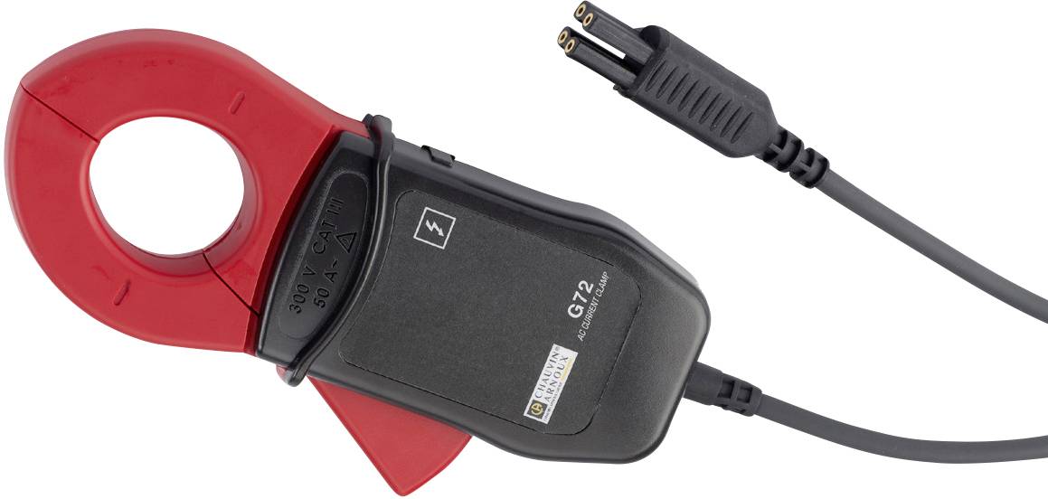 Chauvin Arnoux G72 Current Clamp, 60A DC Max, AC/DC Adapter, 60A ac AC Max