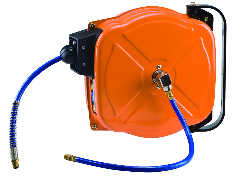 RS PRO Wall Mounted 10m Air Hose Reel, 10mm Inner Diameter, 14mm Outer Diameter