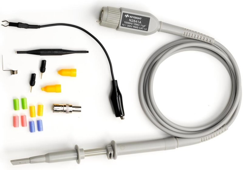 Keysight Technologies InfiniiVision Series N2842A Oscilloscope Probe, Voltage Type, 300MHz, 10:1dB