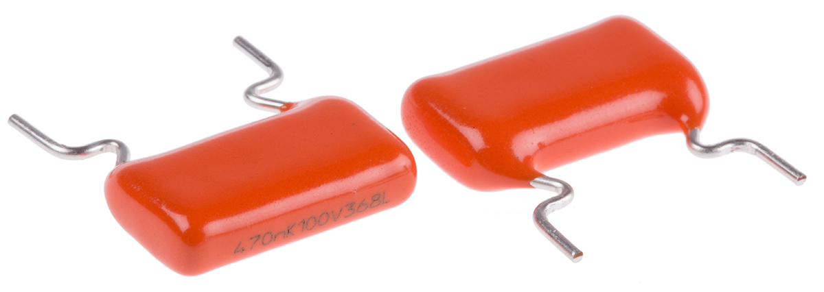 Vishay 368, MKT368 Polyester Film Capacitor, 63 V ac, 100 V dc, ±10%, 470nF, Through Hole
