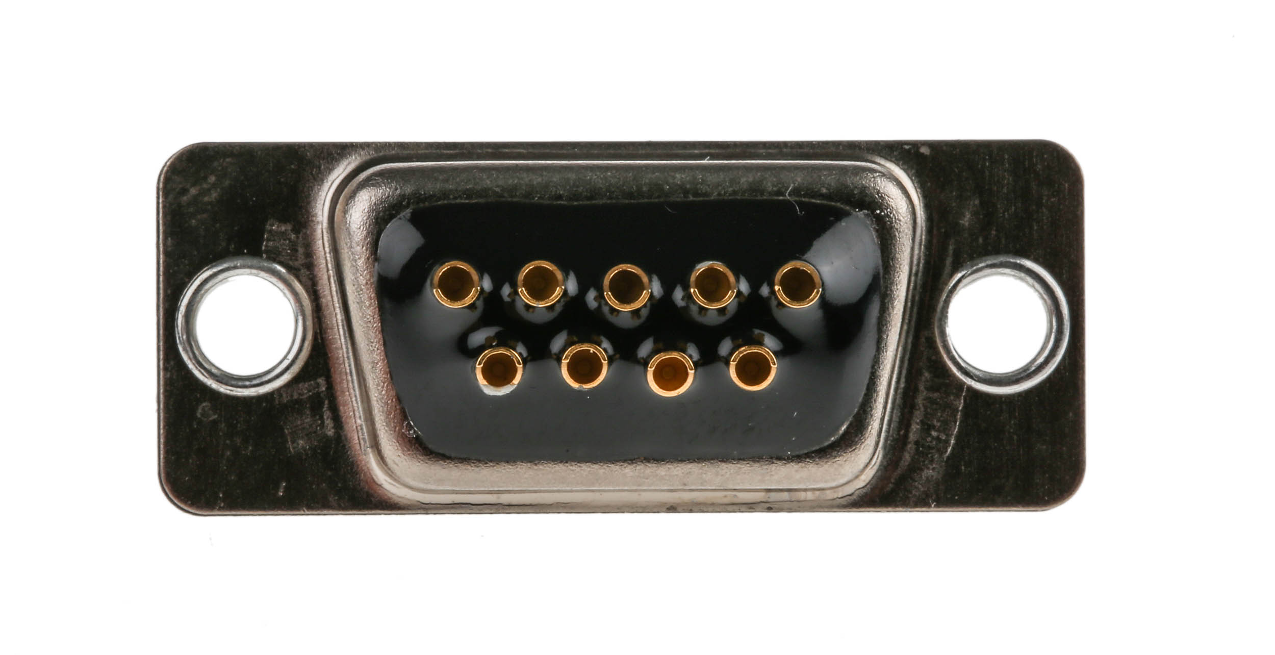 Cinch FD 9 Way Panel Mount D-sub Connector Socket, 2.76mm Pitch