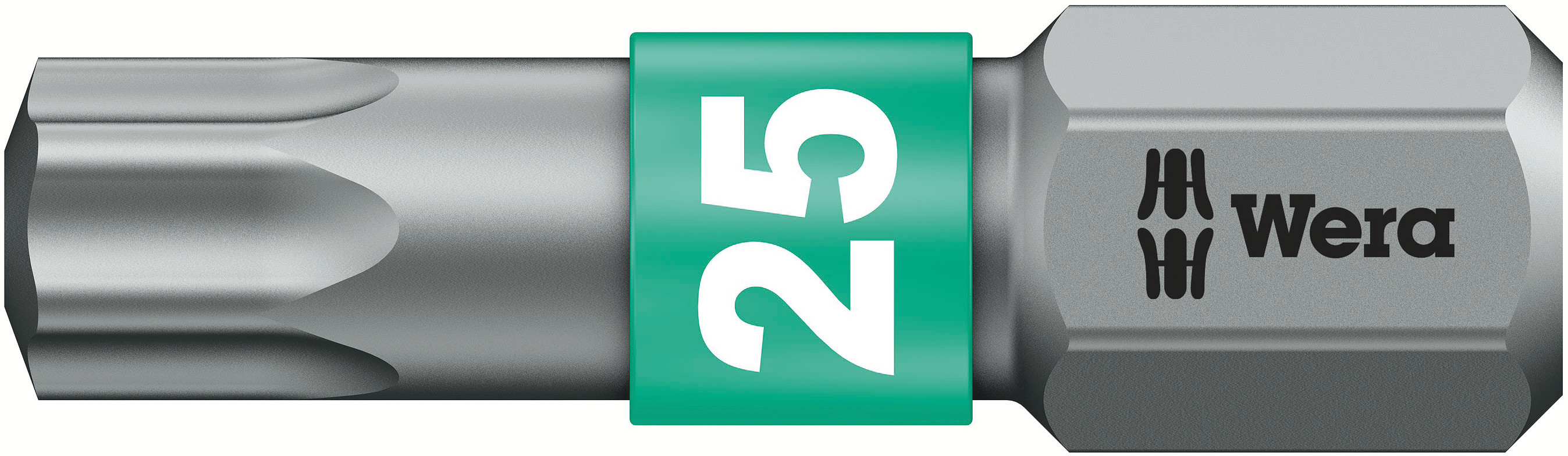 Wera Torx Screwdriver Bit, TX 25 Tip, 25 mm, 25 mm Overall