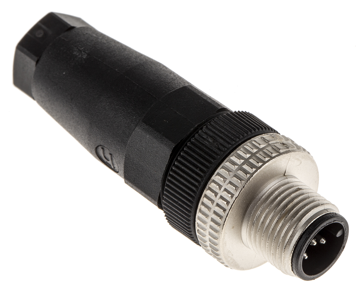 Hirschmann Circular Connector, 5 Contacts, Cable, M12 Connector, Plug, Male, IP67, E Series