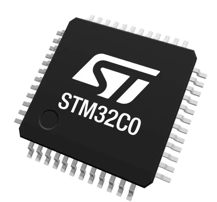 STMicroelectronics STM32C091RBI6 ARM 32 bit Cortex M0+ CPU, STM32C091 Microcontroller, 48 MHz FLASH, 64-Pin UFBGA