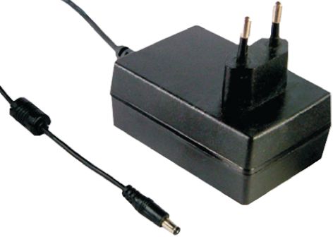 MEAN WELL 18W Plug-In AC/DC Adapter 24V dc Output, 750mA Output