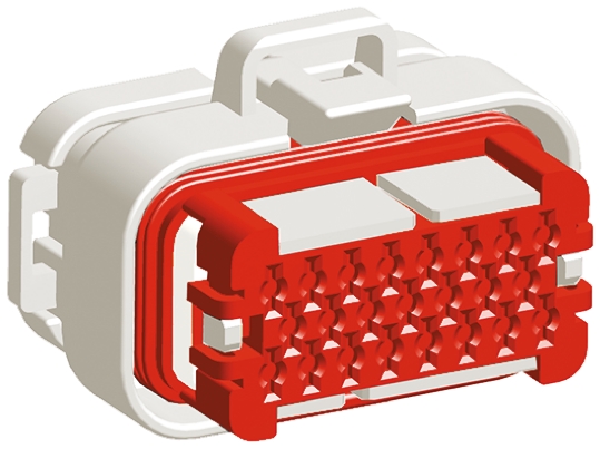 TE Connectivity, AMPSEAL Male Automotive Connector, 23 Way, 3 Row