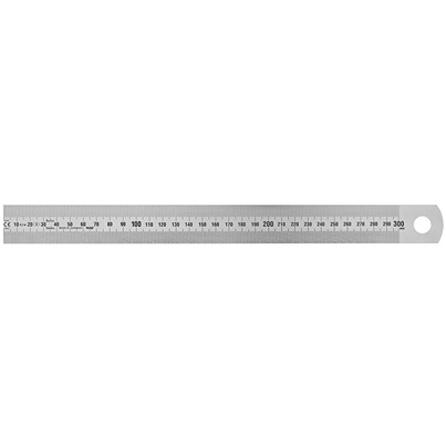 Vogel 300mm Steel Metric Ruler