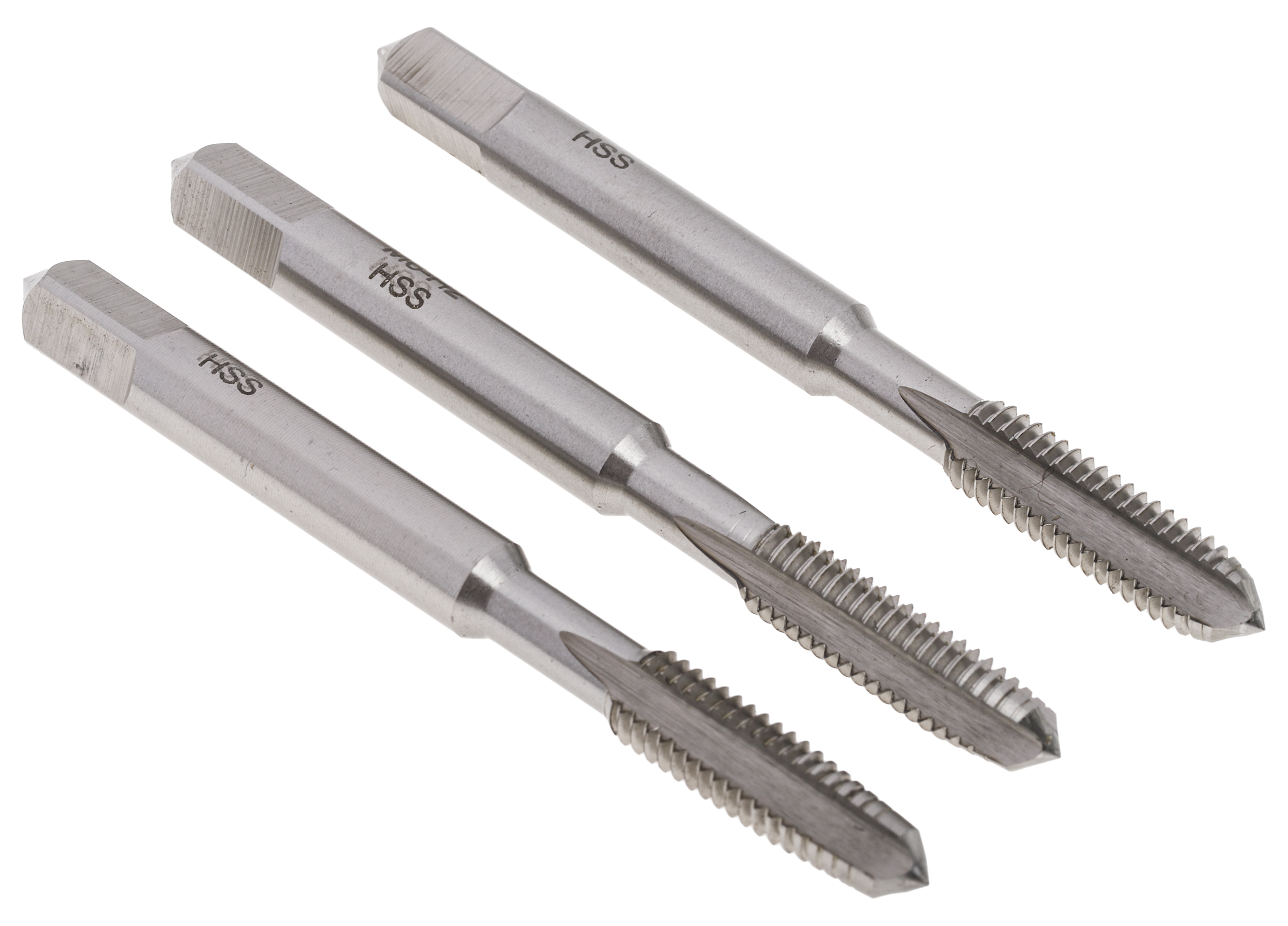 RS PRO Tap Set HSS 3-Piece 1mm Pitch Metric Standard Hand Tap M6 Thread