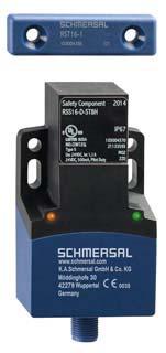 Schmersal RSS16 Series RFID Non-Contact Safety Switch, 26.4V dc, Reinforced Thermoplastic Housing, M12